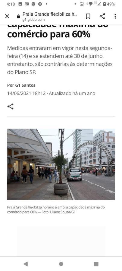 Apartamento Boqueirao Praia Grande Kültér fotó